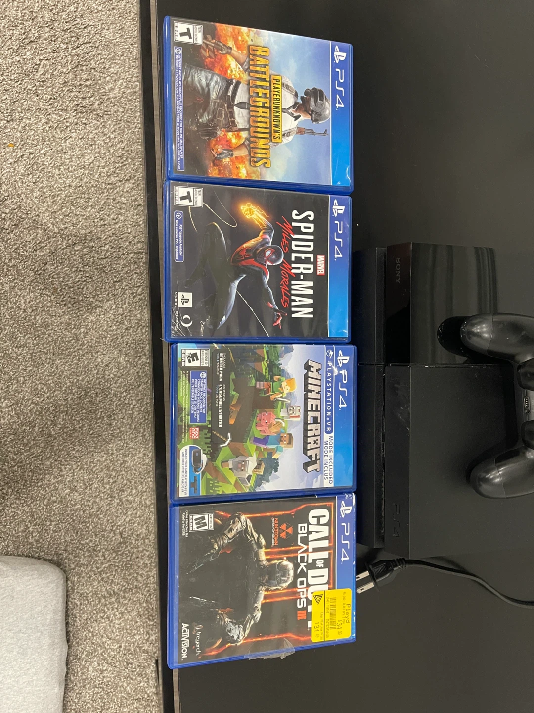 Sony PlayStation 4 Console with Controller and Games - photo 3