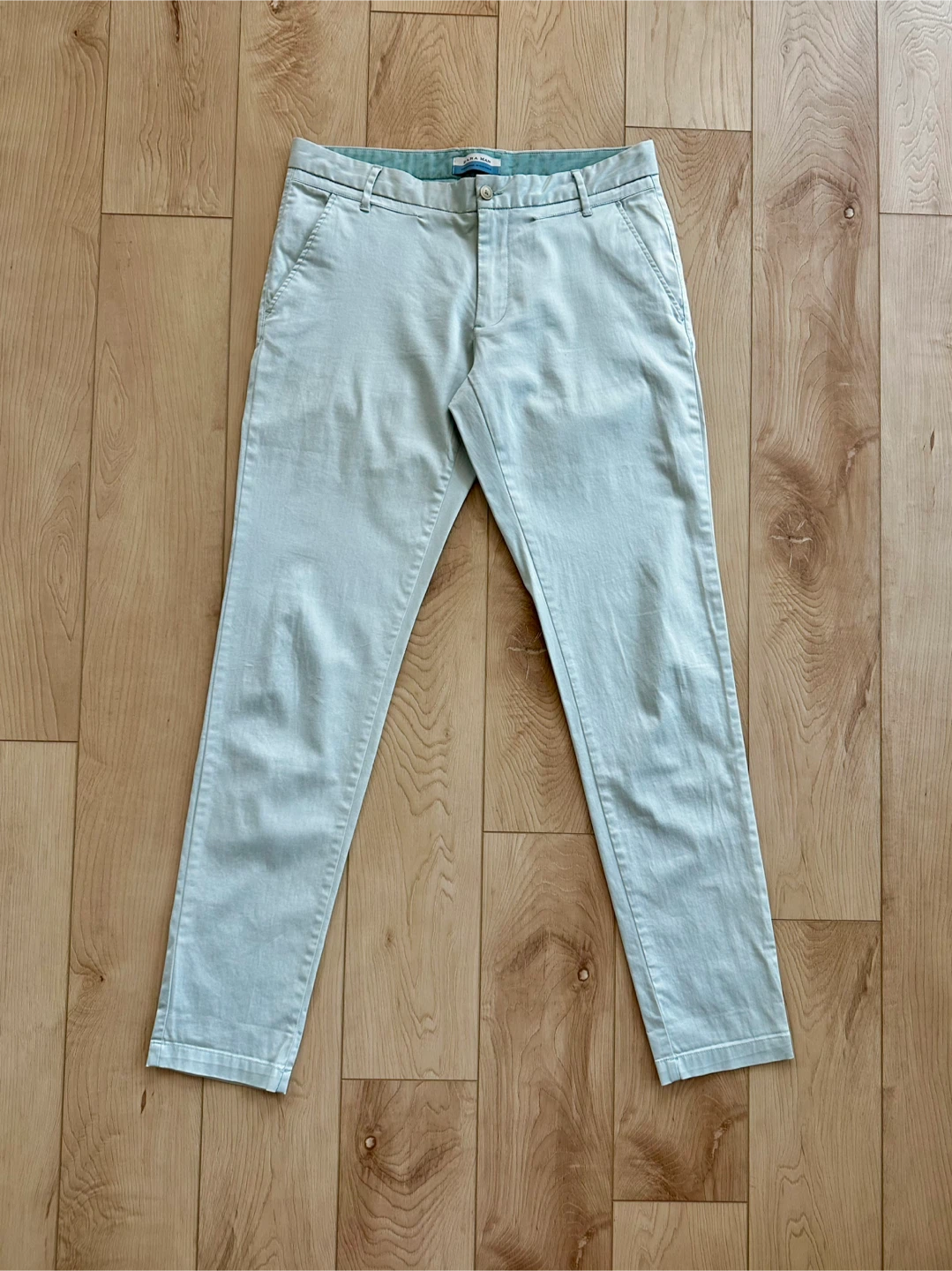 ZARA Man Chinos - Light Mint Green - photo 2