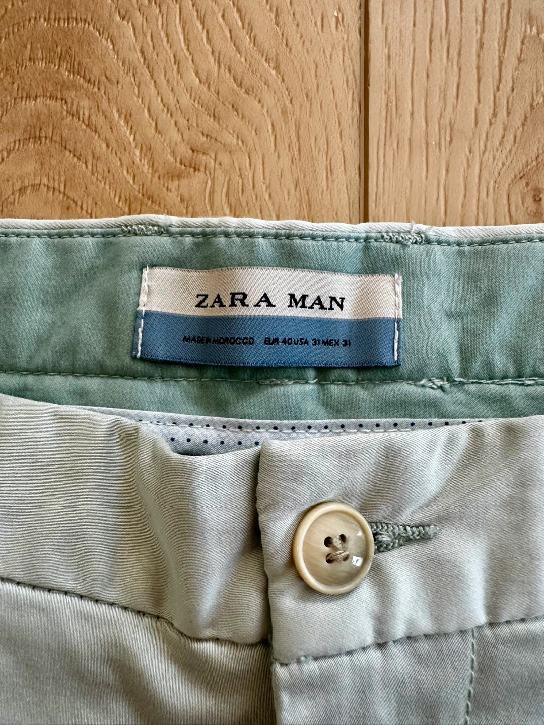ZARA Man Chinos - Light Mint Green - photo 5