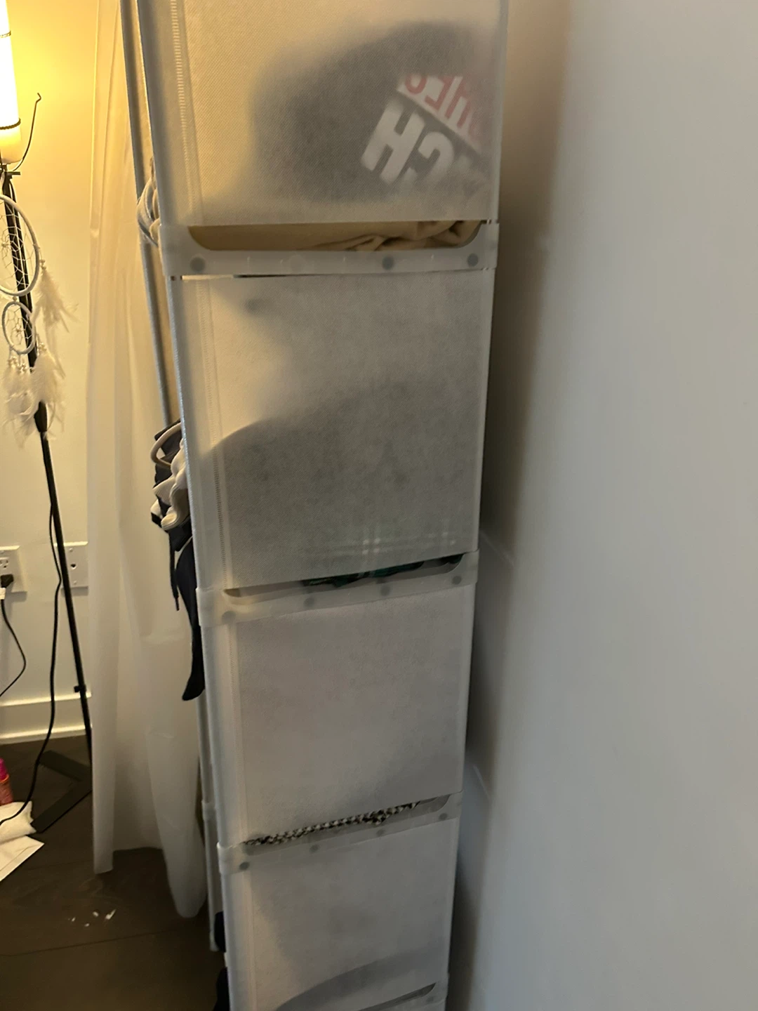 Fabric Storage Organizer with Curtain - photo 3