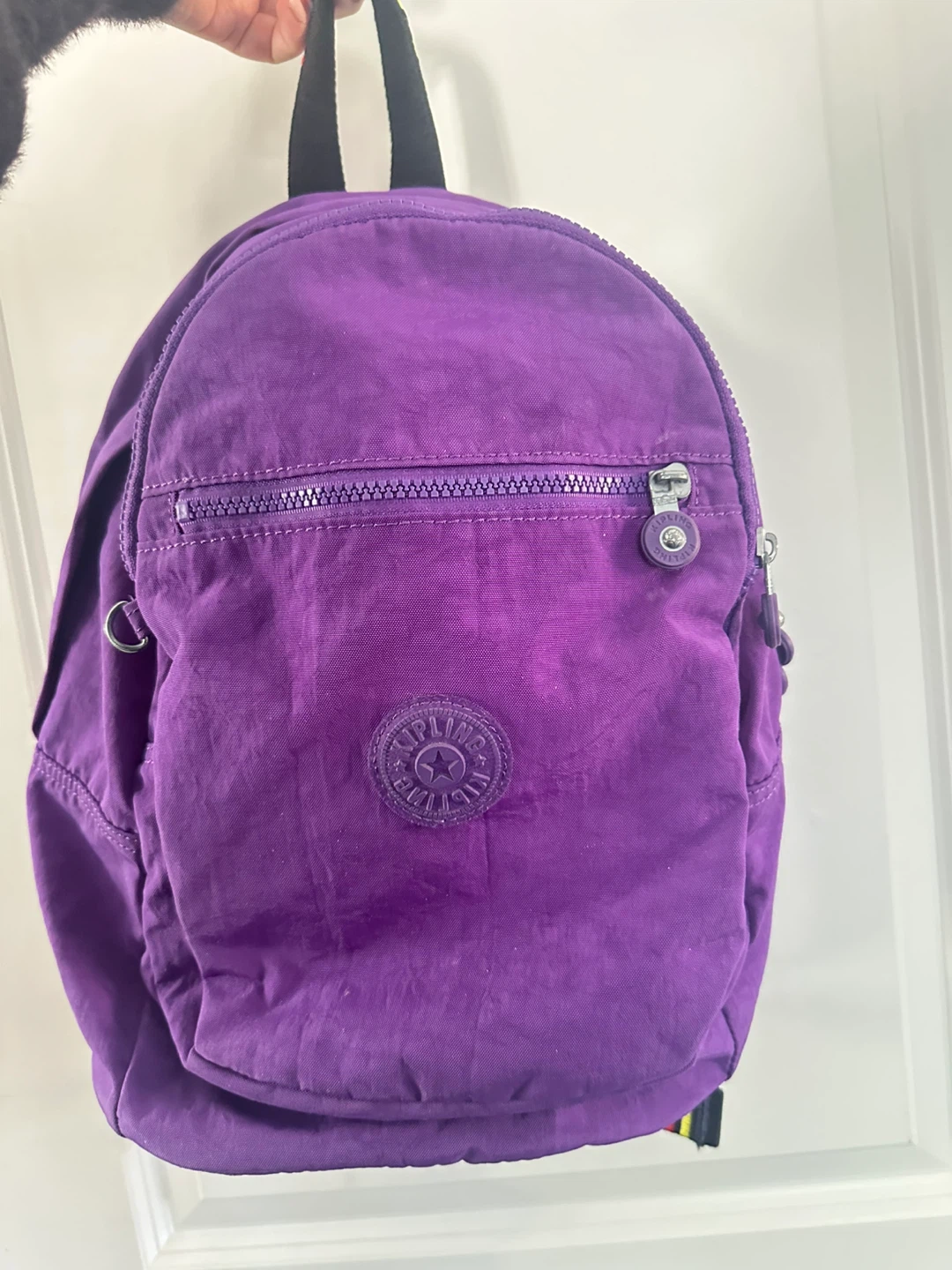 Kipling Purple Backpack