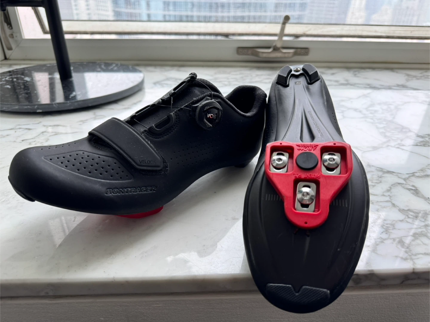 Peloton Bike+ and Bontrager cycling shoes - photo 2
