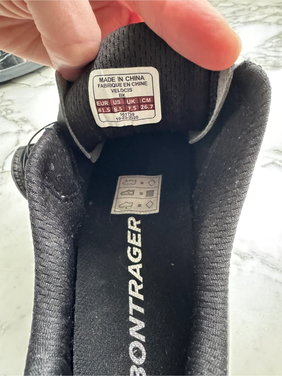 Peloton Bike+ and Bontrager cycling shoes - photo 3