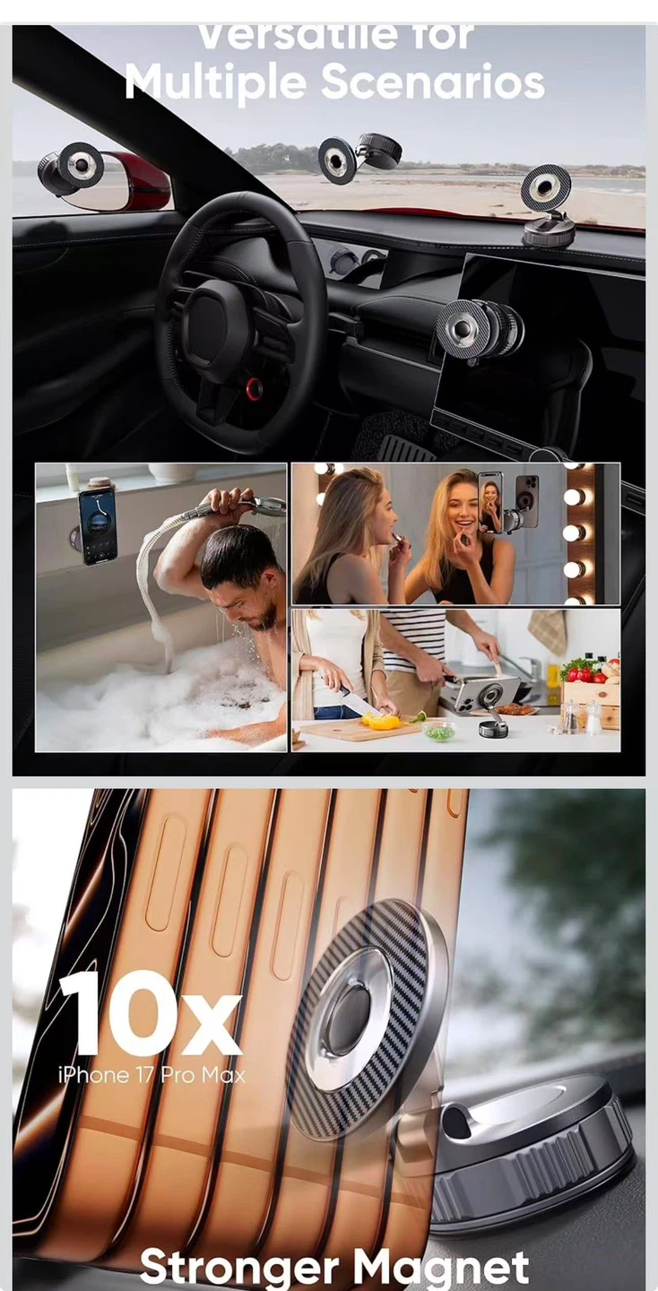 Magnetic Phone Mount for iPhone 17 Pro - photo 2