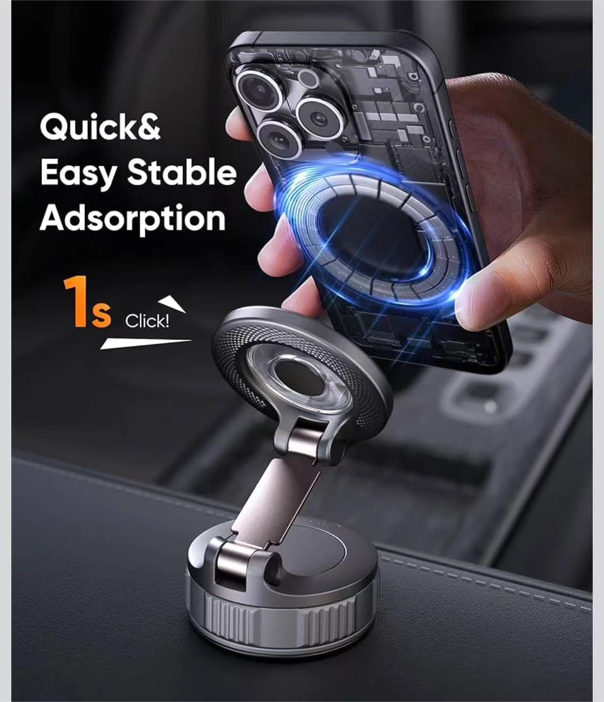 Magnetic Phone Mount for iPhone 17 Pro - photo 5