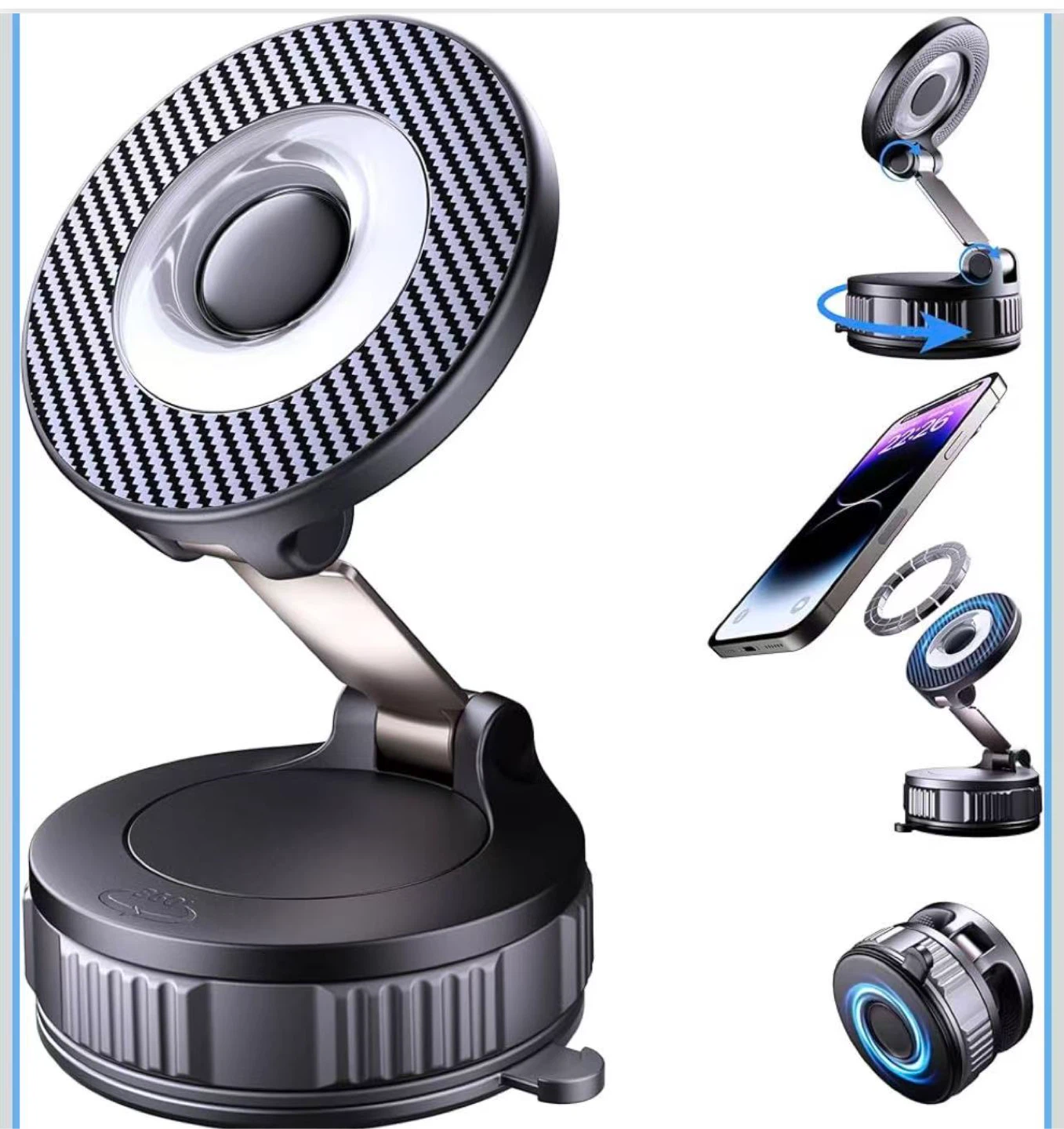 Magnetic Phone Mount for iPhone 17 Pro