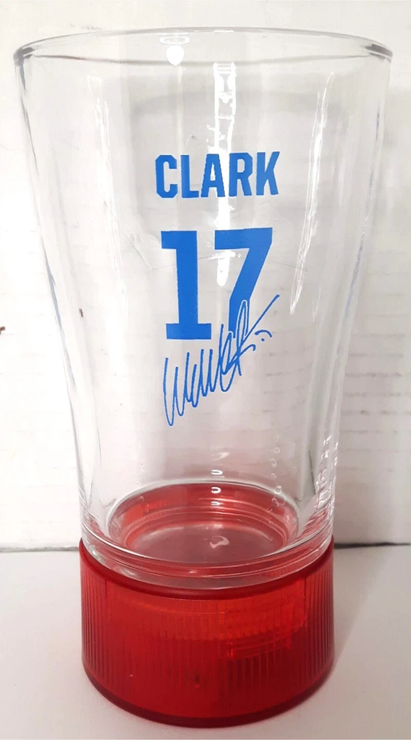 Budweiser Light Up Beer Glass - Wendel Clark #17 - photo 2