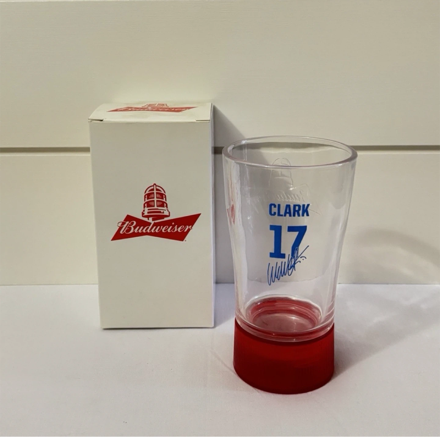 Budweiser Light Up Beer Glass - Wendel Clark #17