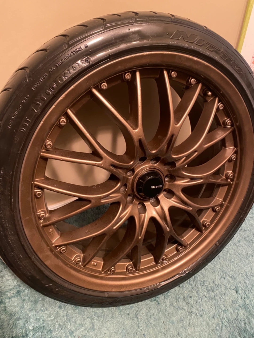 Nitto Tires with Bronze Aftermarket enkei rims