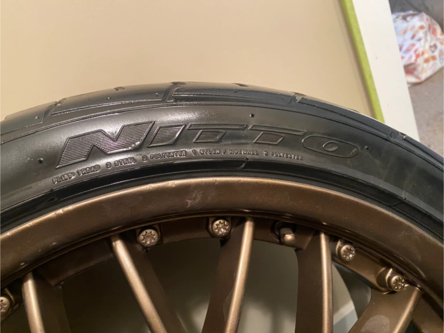Nitto Tires with Bronze Aftermarket enkei rims - photo 4