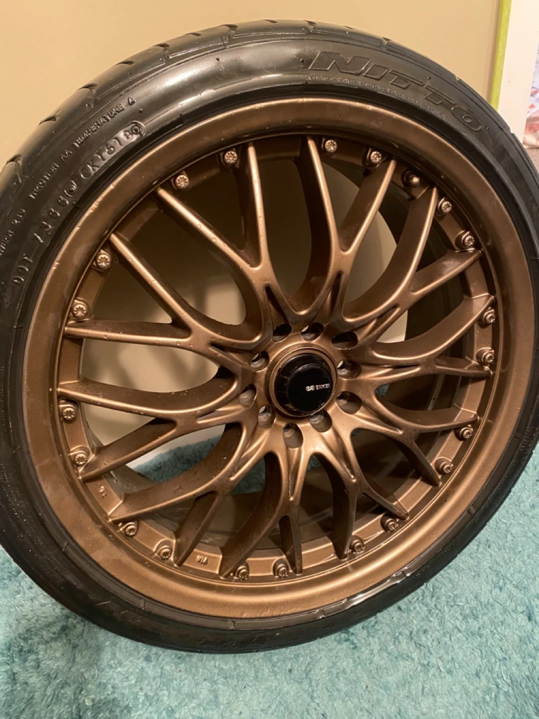 Nitto Tires with Bronze Aftermarket enkei rims - photo 2
