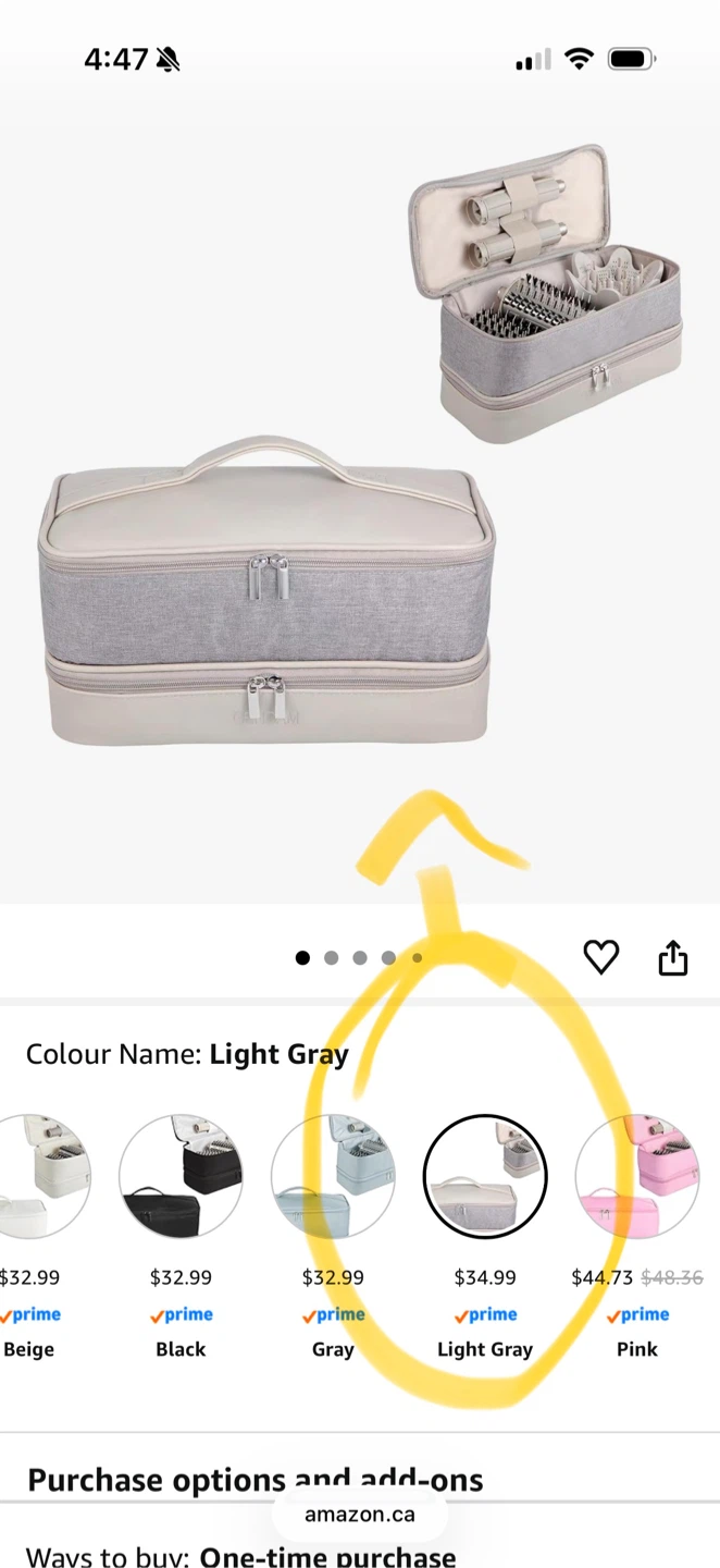 Shark FlexStyle Carrying Case - Light Gray - photo 3