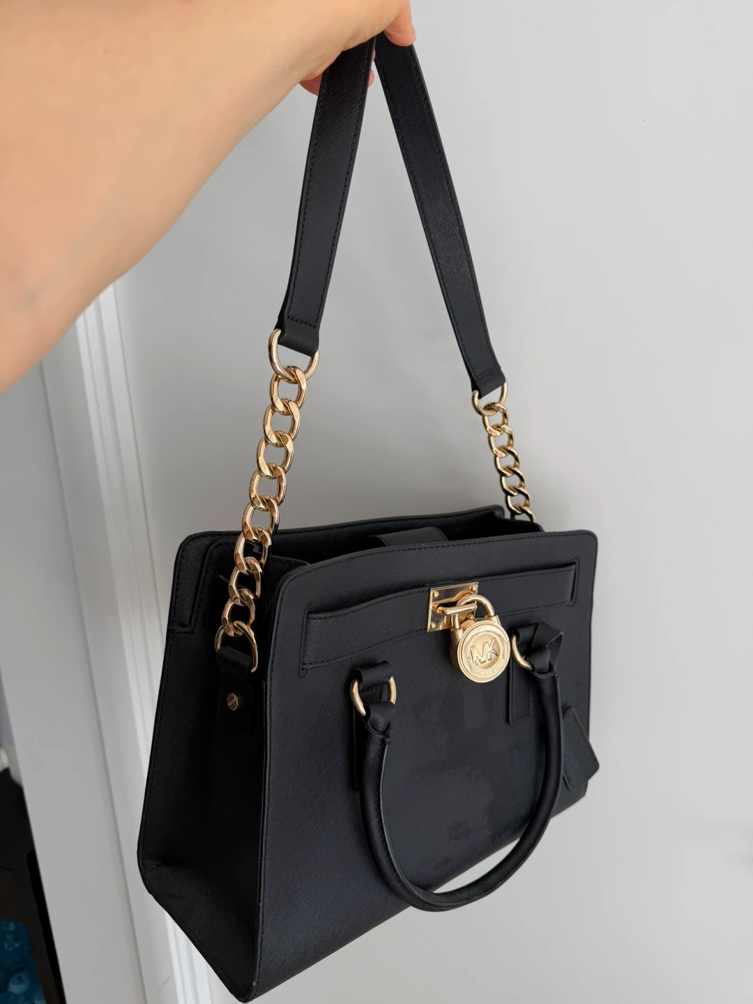 Michael Kors Black Leather Satchel Handbag - photo 2
