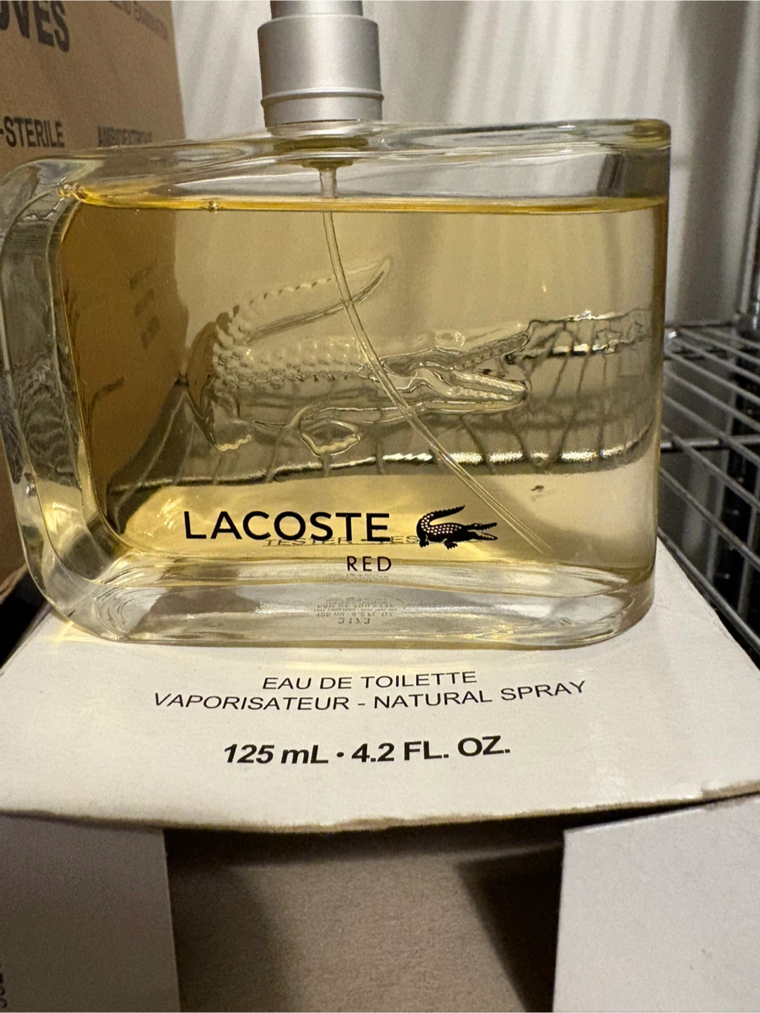 Lacoste Red Eau de Toilette for Men, 4.2 Fl. Oz.