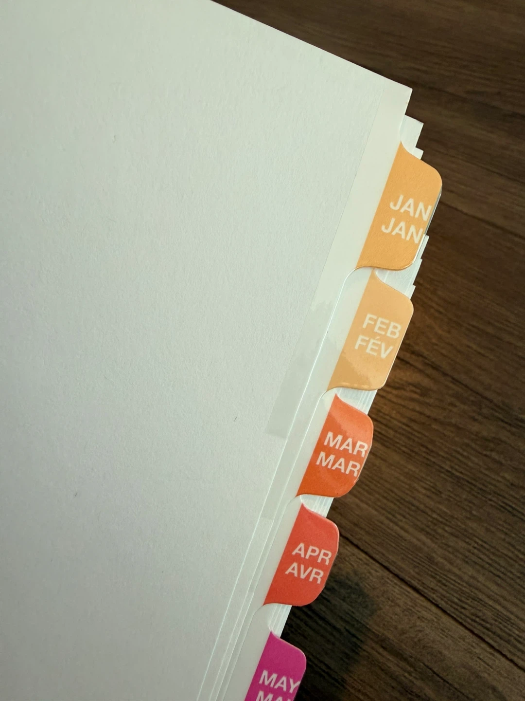 Binder Dividers with Monthly Tabs - photo 3