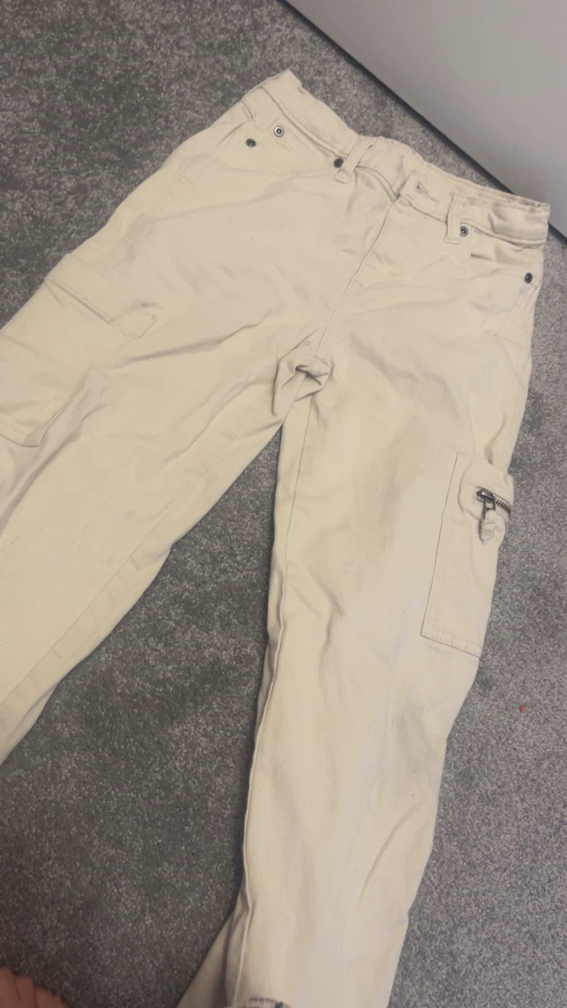 George Apparel Cargo Pants Size 12 Cream - photo 2