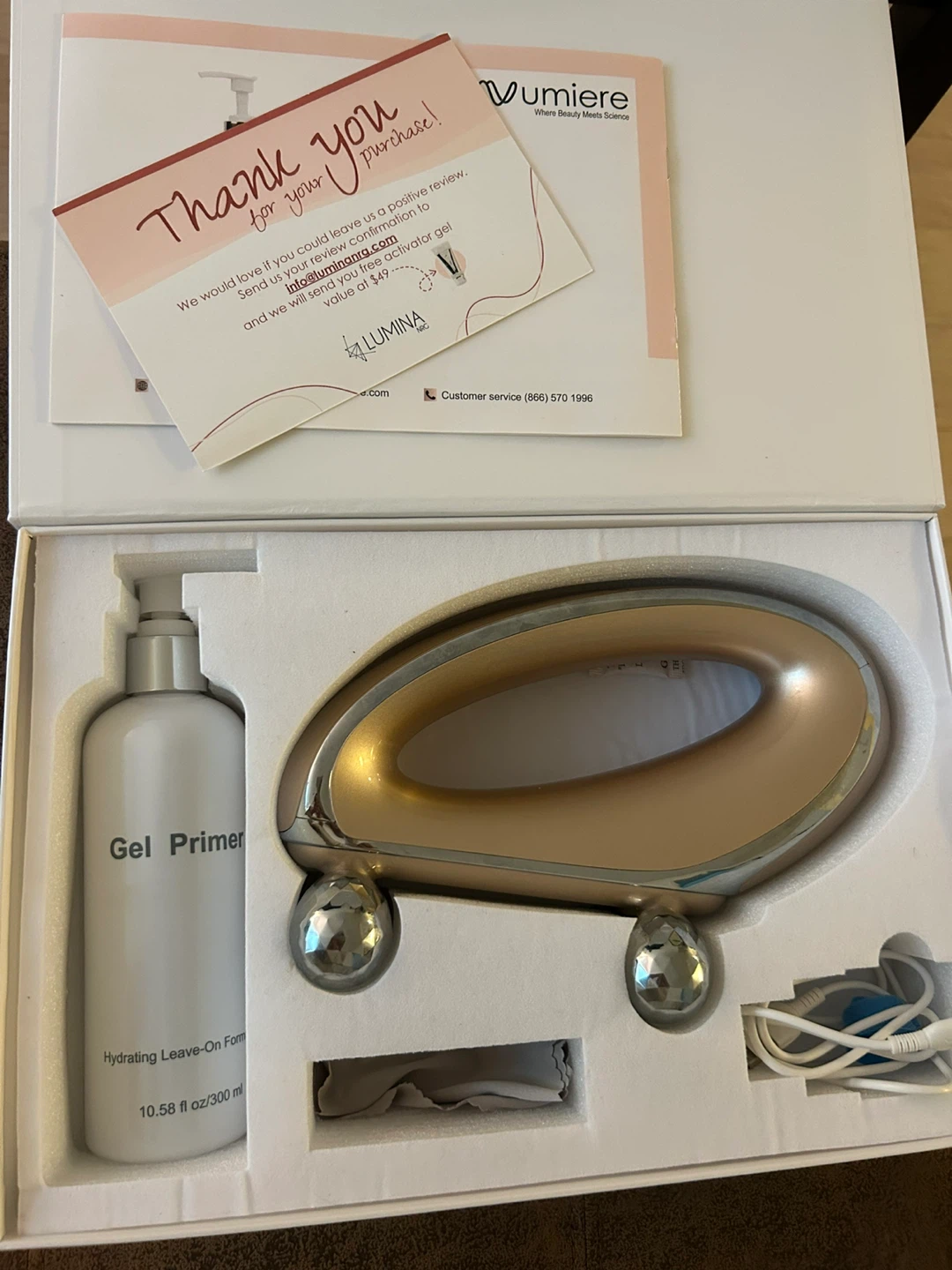 NuMiere Body Cellulite Reducing & Toning Device with Gel Primer