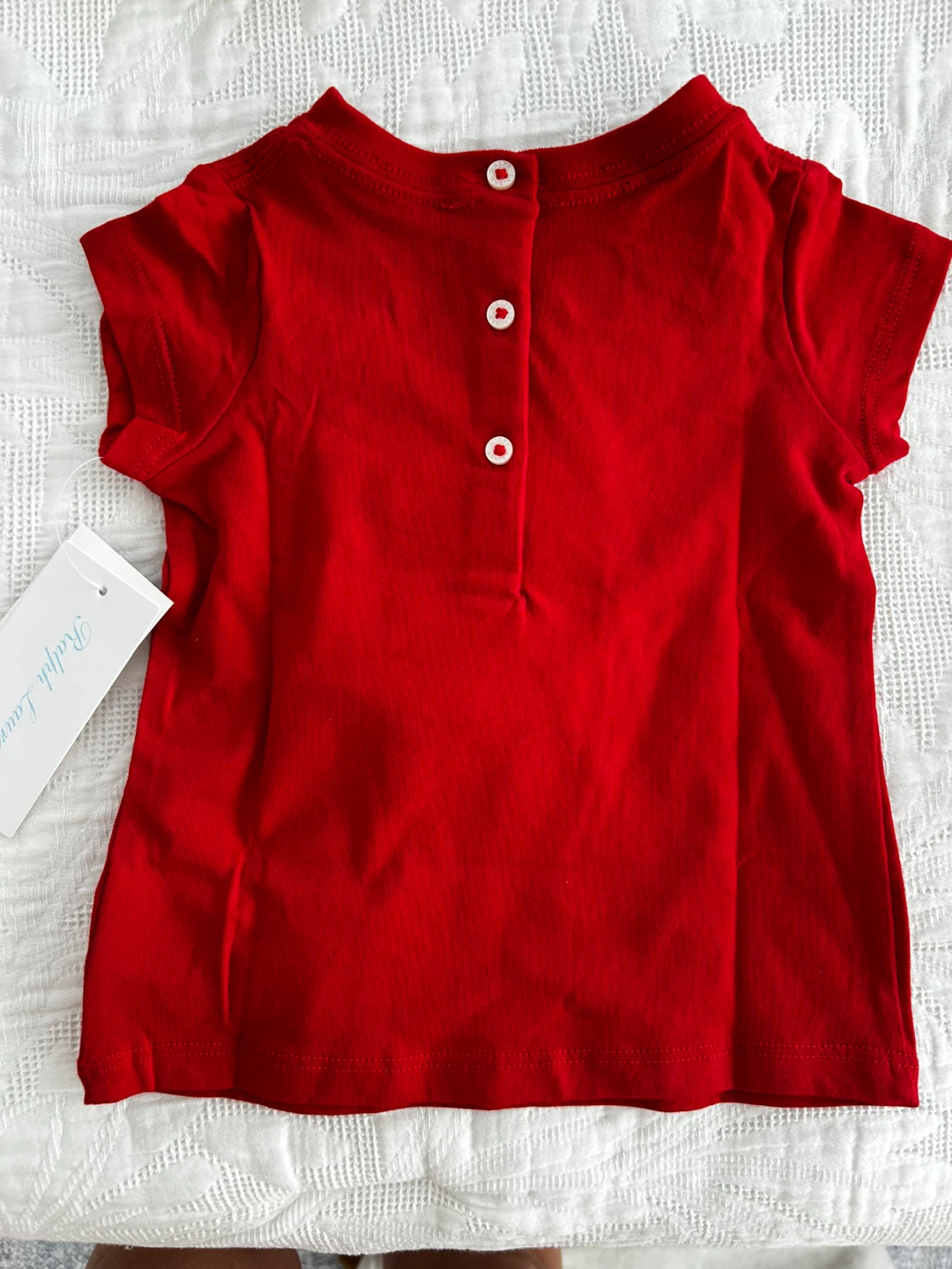 Ralph Lauren Polo Bear T-Shirt - Red, 9 Months - photo 3