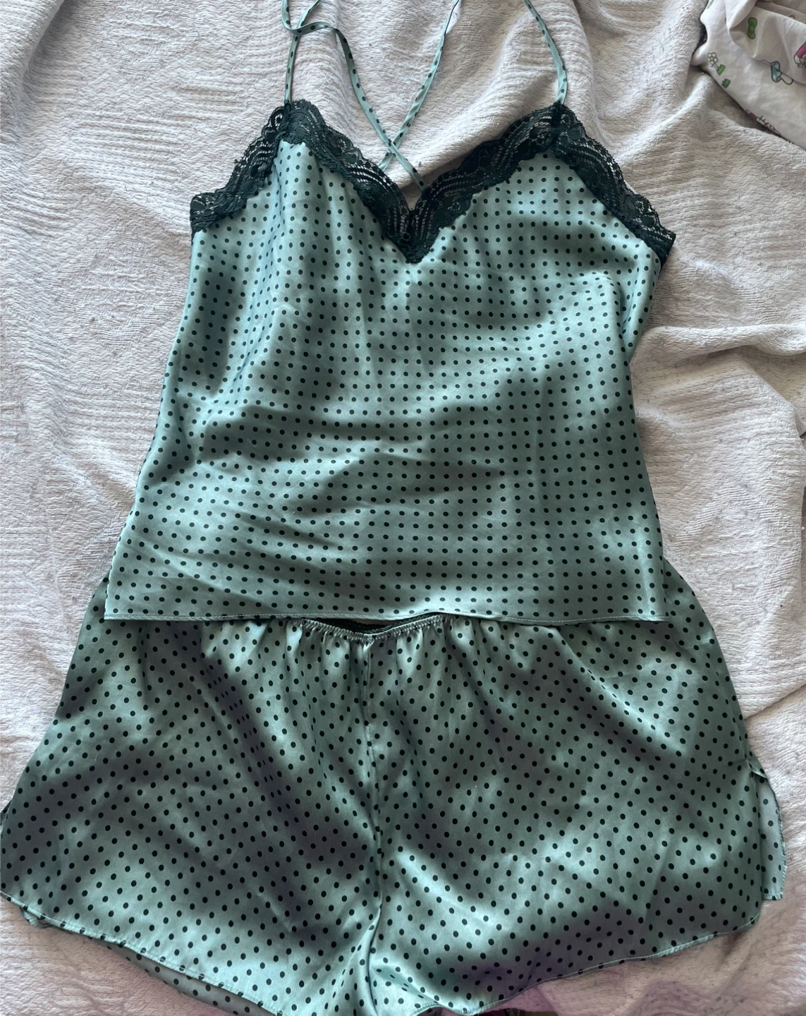 2 Piece Satin Night Set