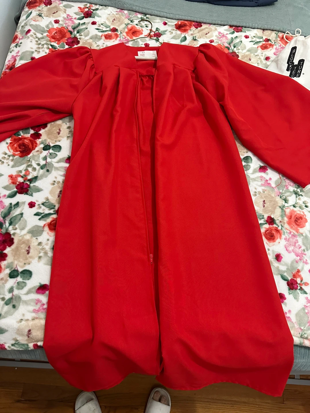 🧡Rose Therese Red Graduation Gown - photo 3