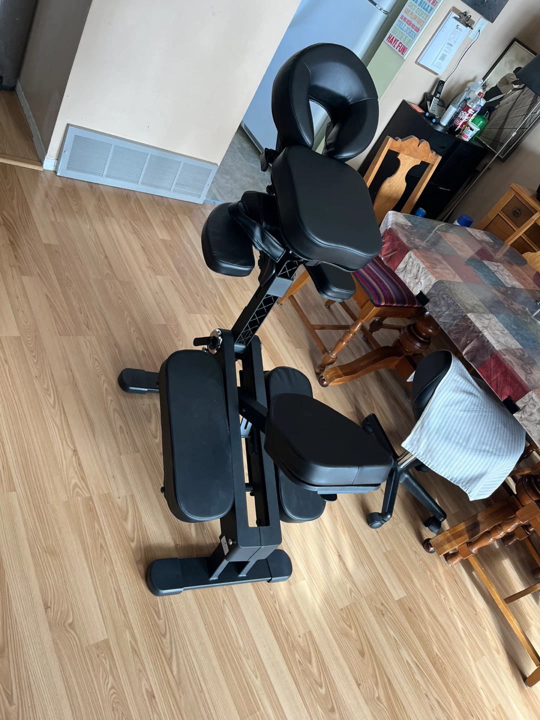 Black Massage Chair with Carrying Bag