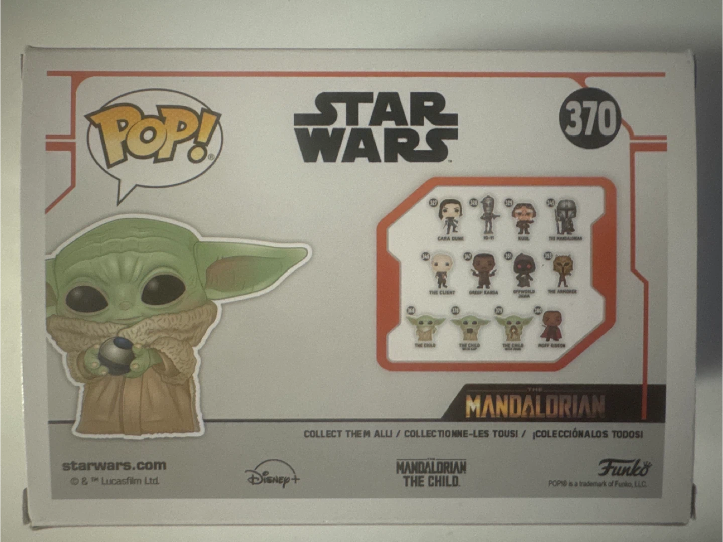 Funko Pop! Star Wars The Mandalorian The Child Control Knob #370 - photo 3