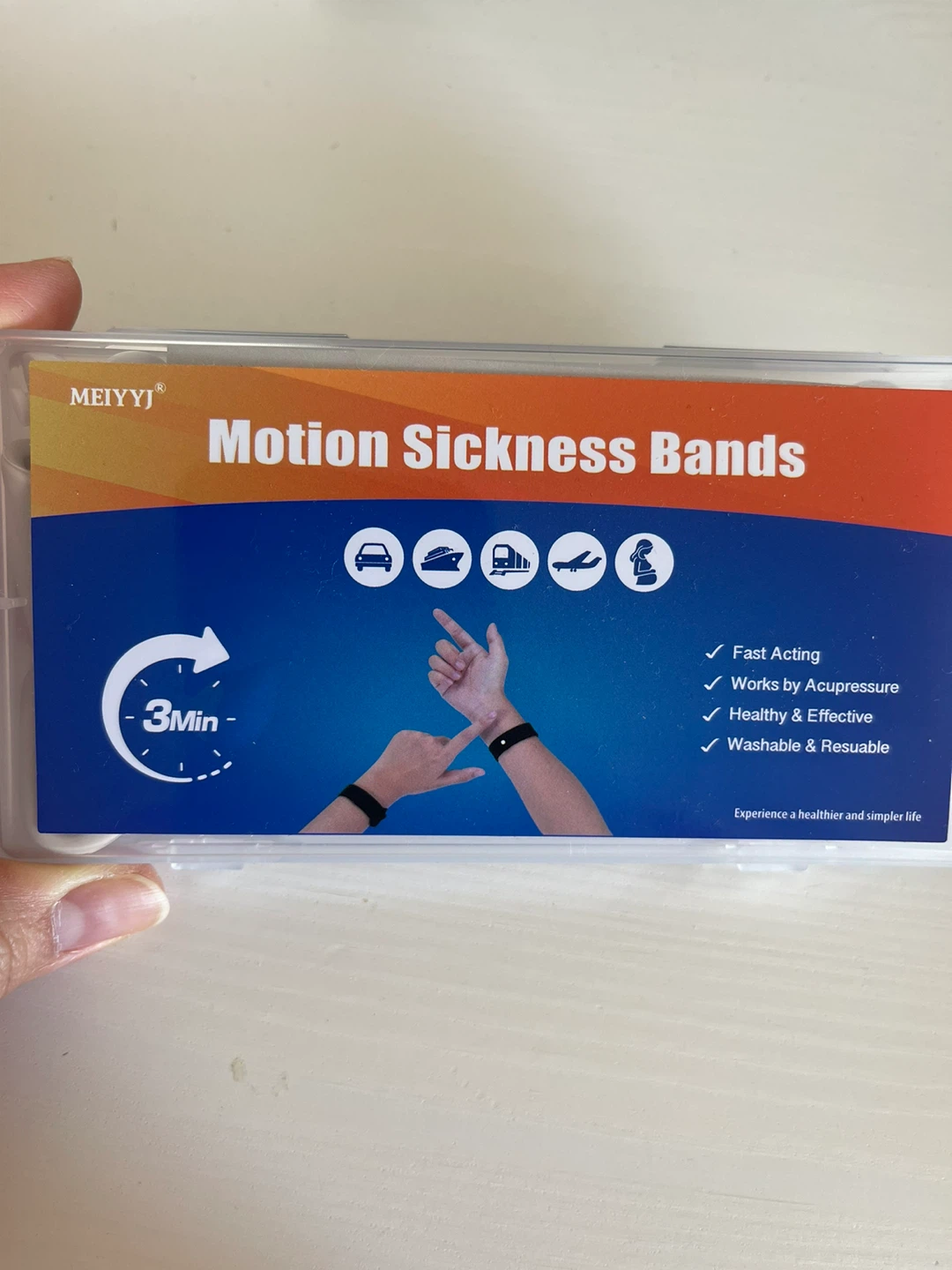 MEIYYJ Motion Sickness Relief Wristbands - Star Light - photo 2