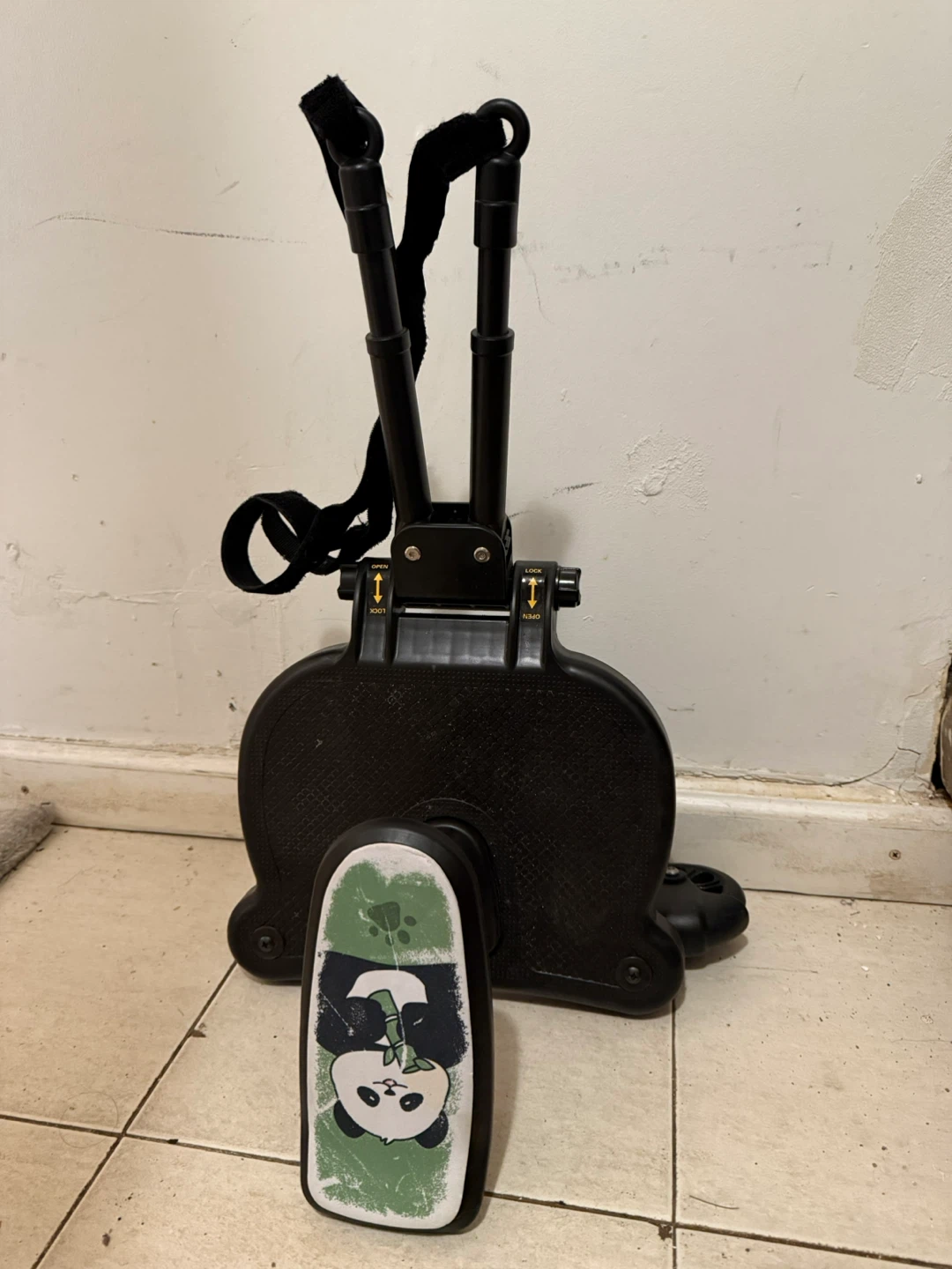 Ride-on Stroller Board with Panda Design