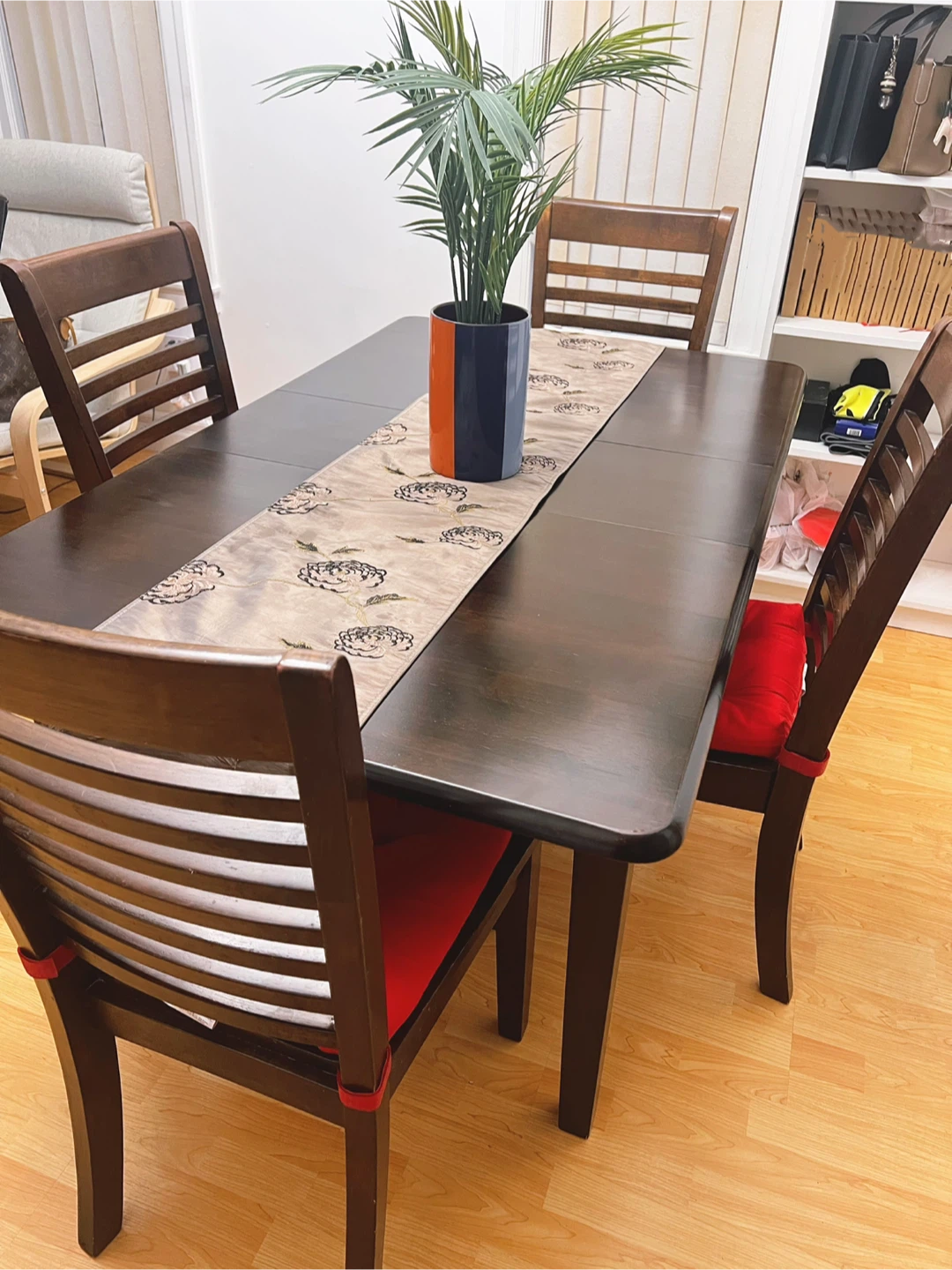 Premium Solid Wood Dining Set ,delivery available