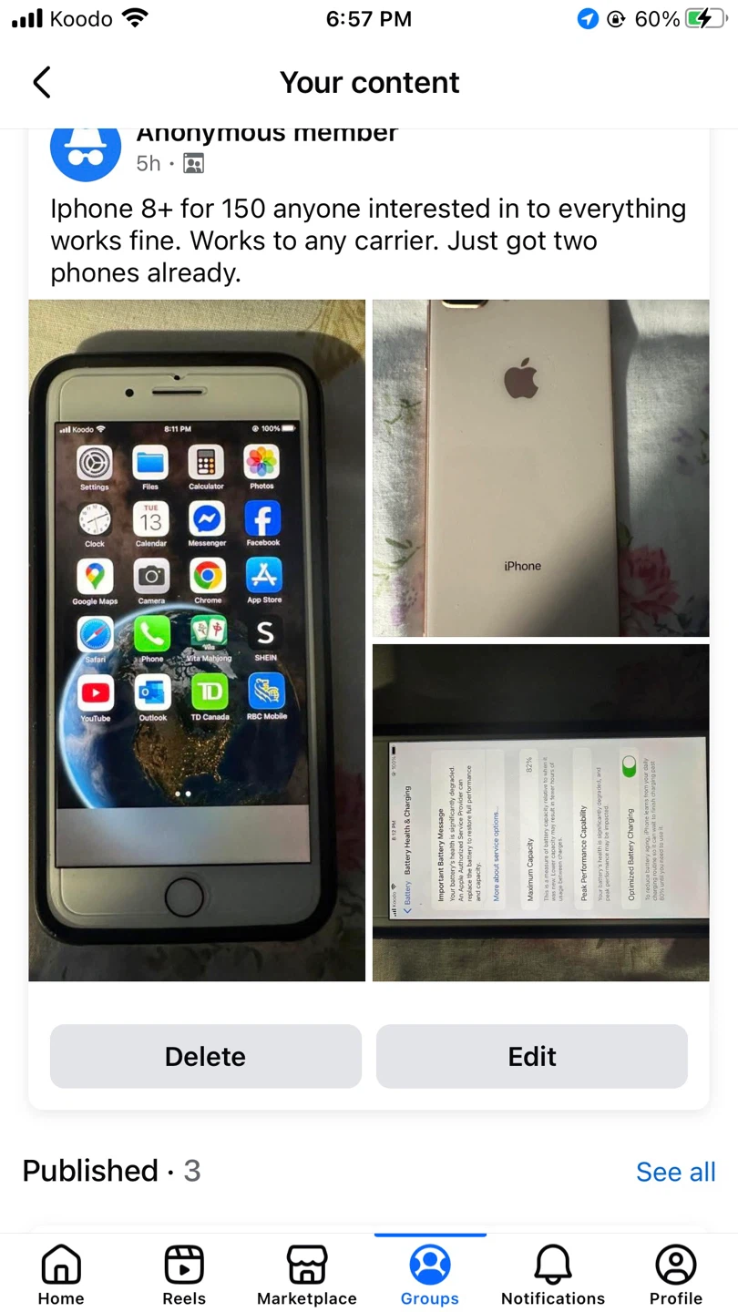Apple iPhone 8 Plus