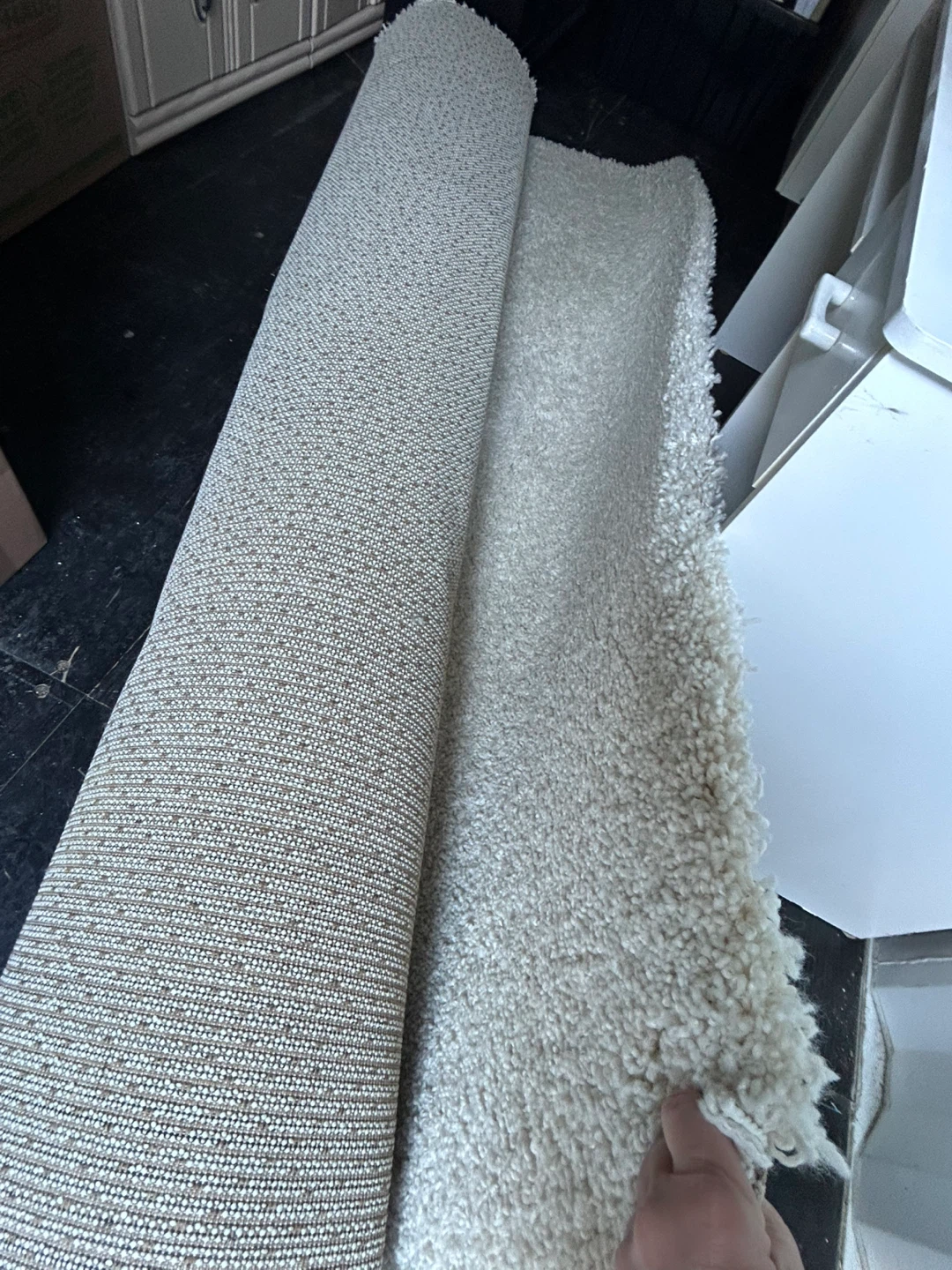 White Shag Carpet - PENDING PICK UP - photo 2