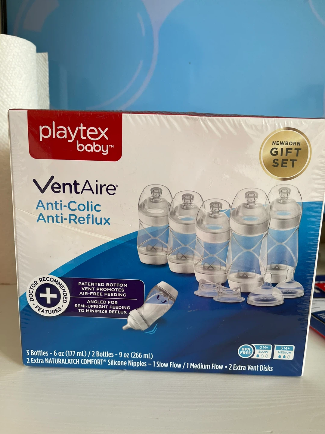 Playtex Baby VentAire Anti-Colic Anti-Reflux Gift Set
