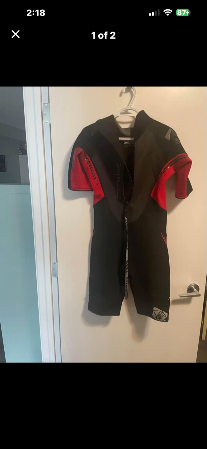 Body Glove Shorty Wetsuit - Red/Black