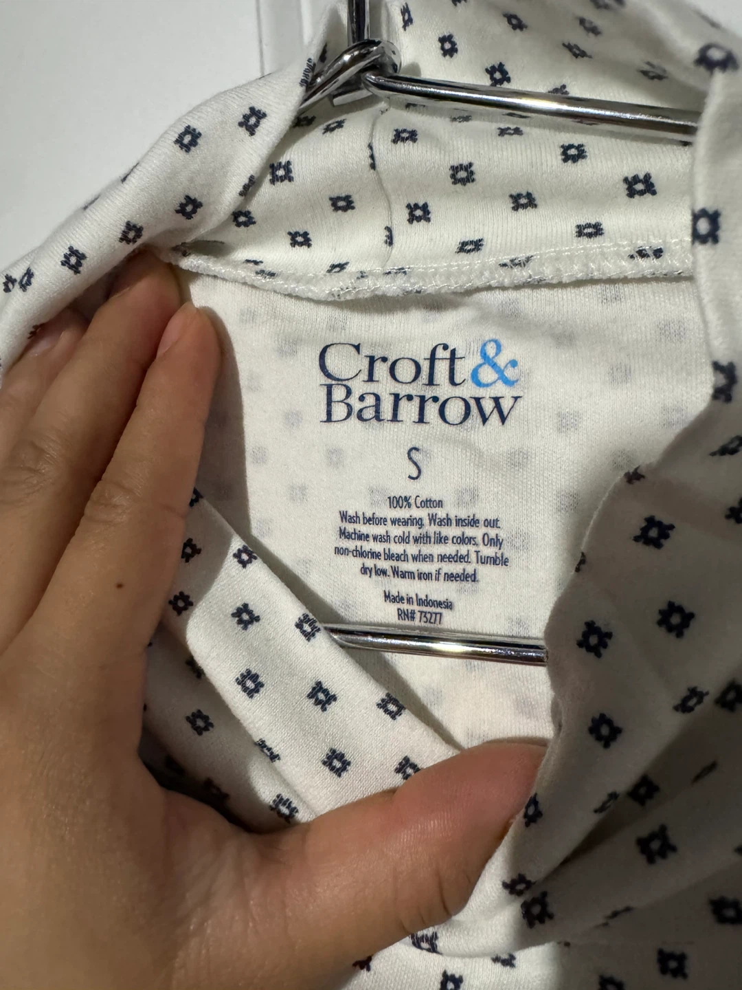 Croft & Barrow White Floral Turtleneck Sweater - photo 3