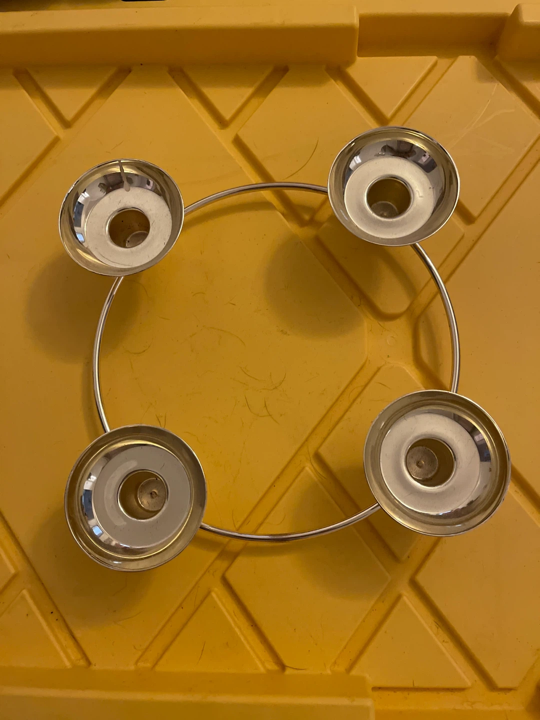 Partylite Gold Tone 4-Candle Holder