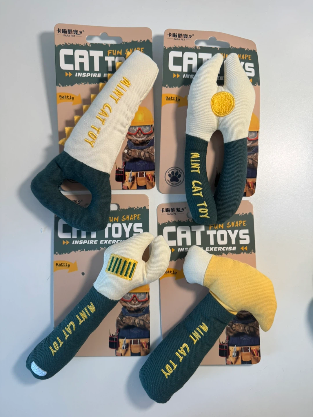 New - Repair Tool Design Catnip Interactive Plush Cat Toys - photo 2