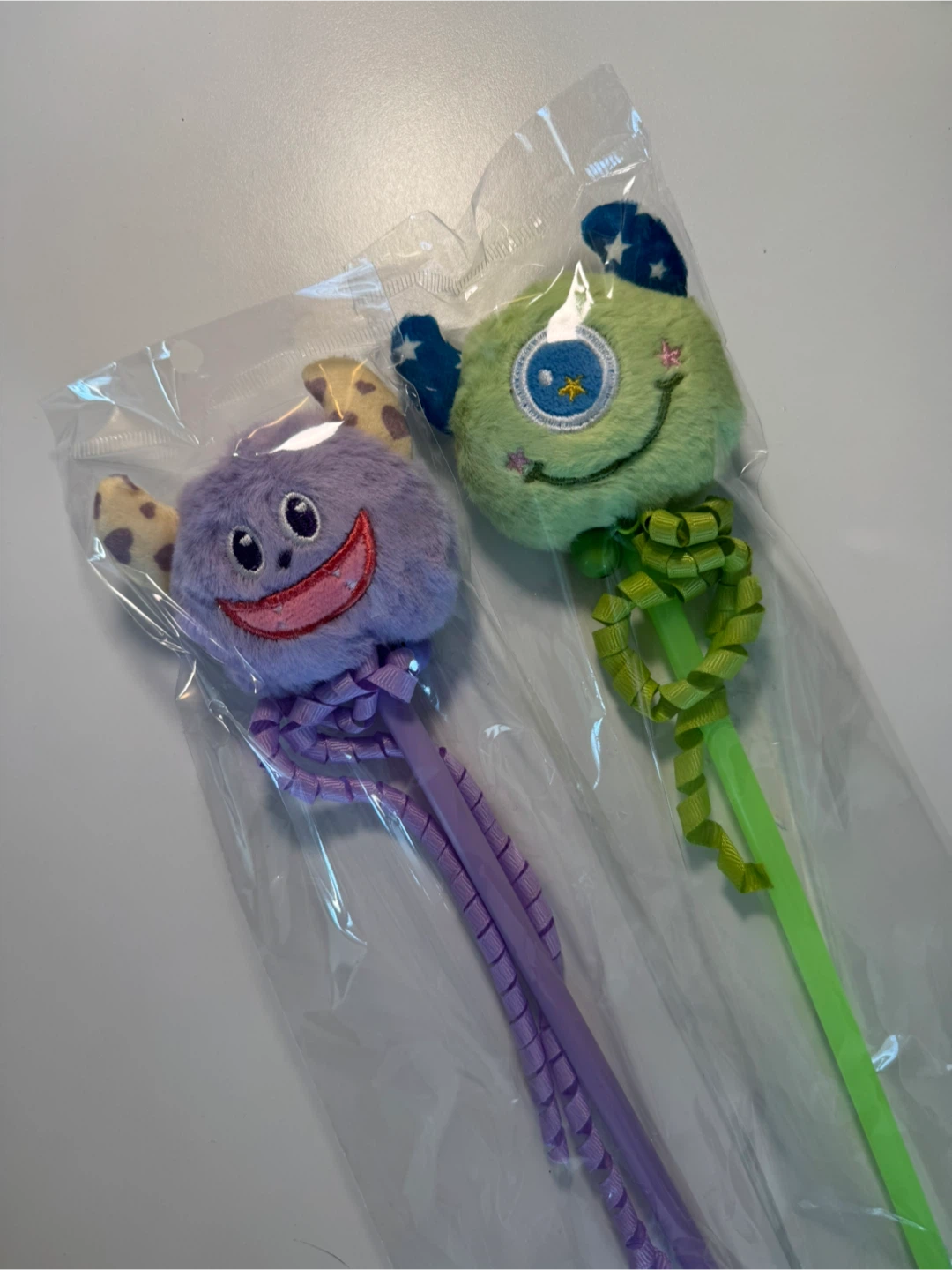 New - Plush Monster Cat Stick toy