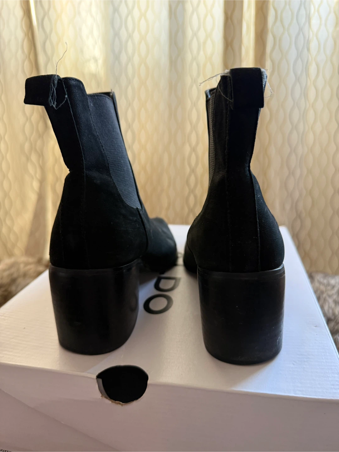 Aldo Black Suede Ankle Boots - photo 2