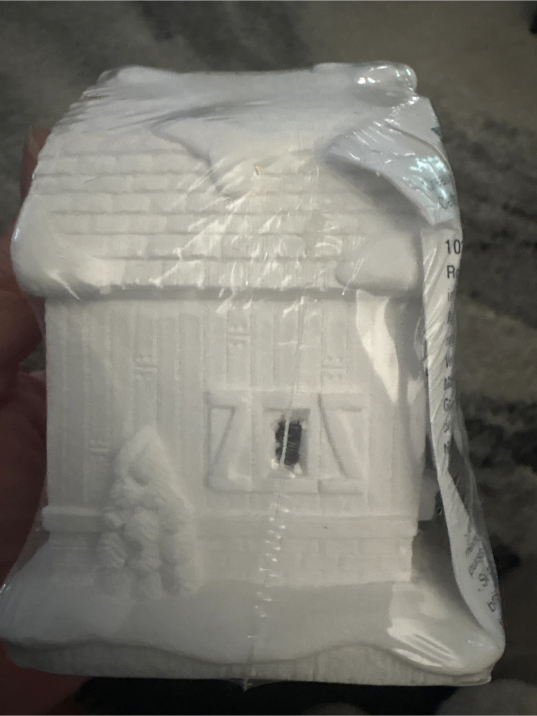 Holiday Time Ceramic barn house Figurine - photo 3