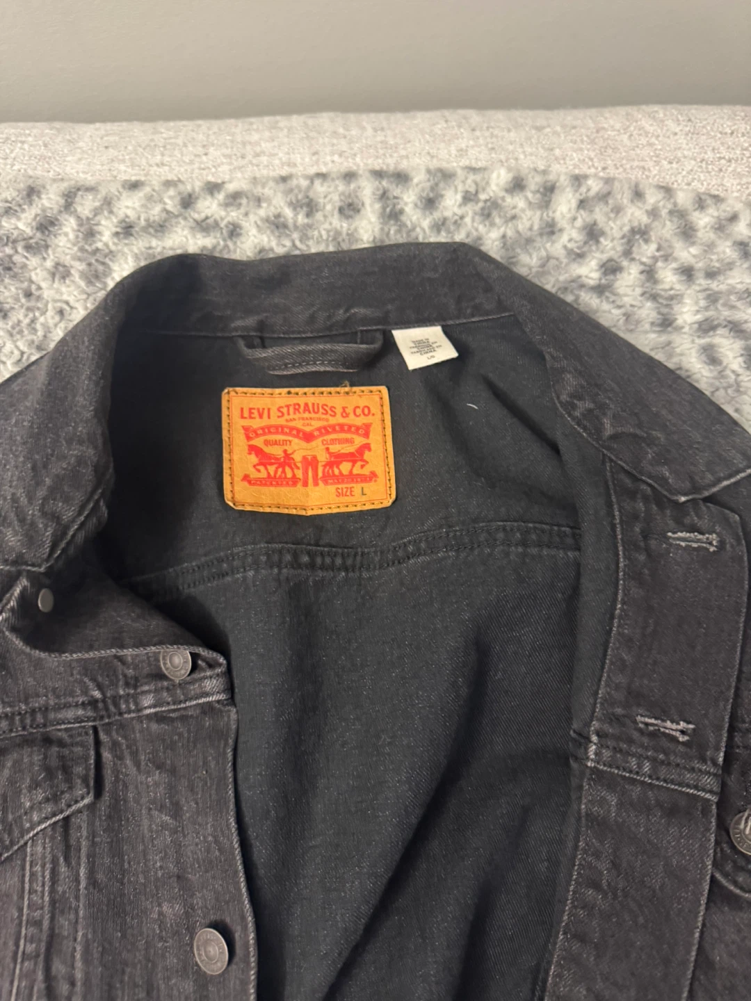 Levi's Trucker Jacket - Black - Size L - photo 2