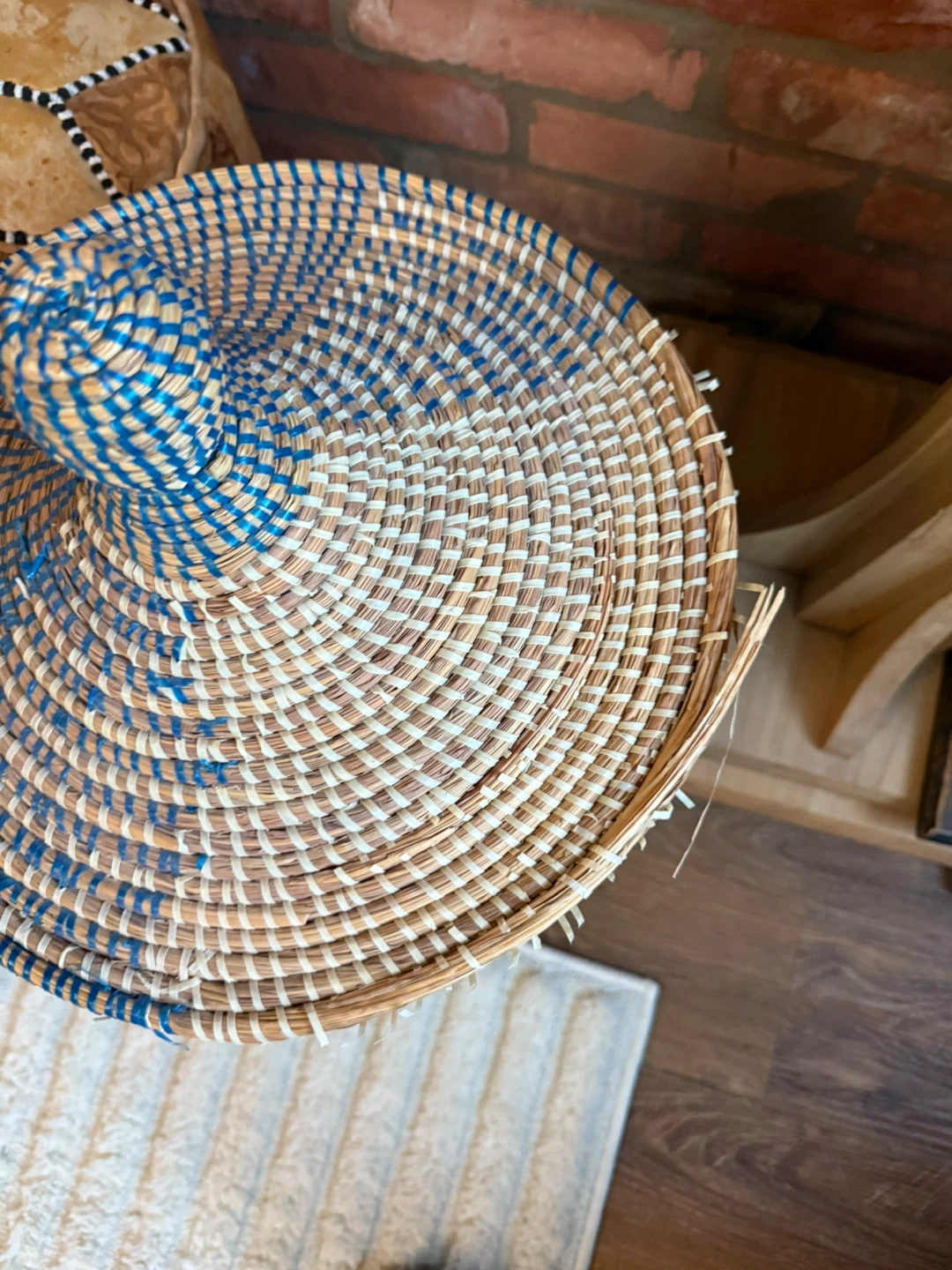 Woven Basket with Lid - West Elm - photo 2