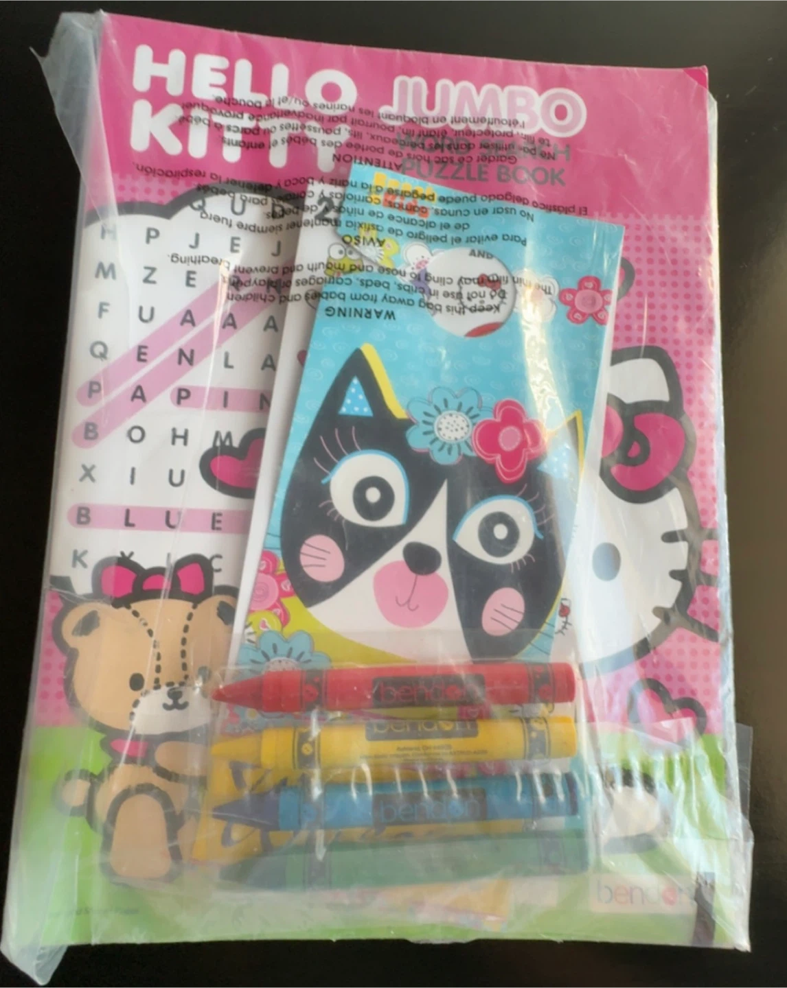 Hello Kitty Puzzle Word Search Book, Stickers, & Crayons