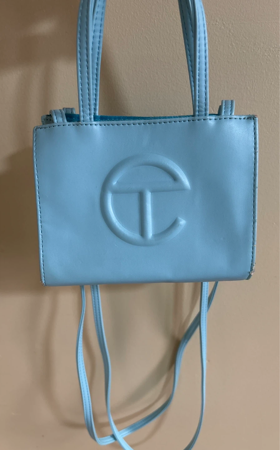 Small Telfar Shopping Bag - Pool Blue