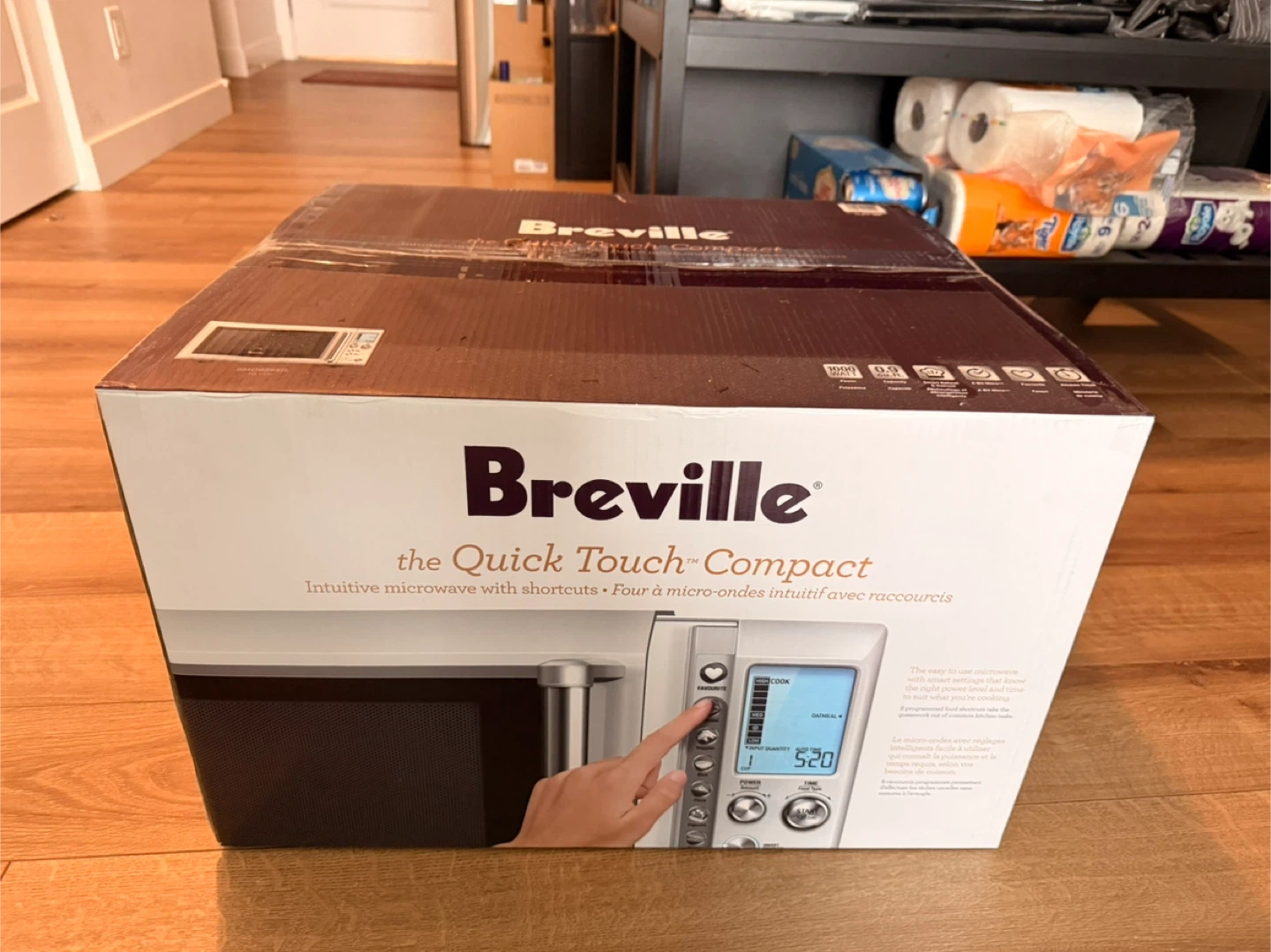Breville Quick Touch Compact Microwave