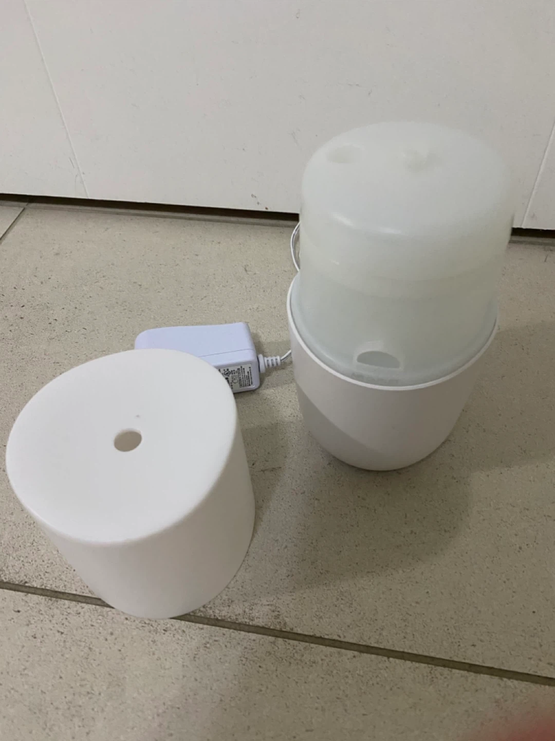 White Essential Oil Diffuser with Power Adapter - photo 3