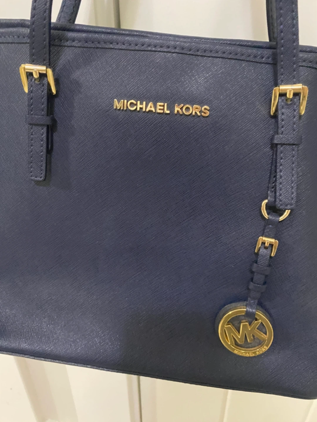 Michael Kors Navy Blue Tote Bag - photo 2