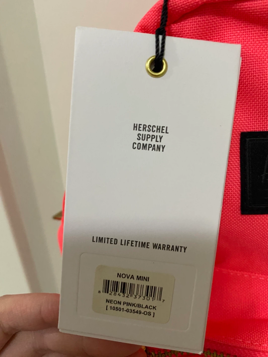 NEW - Herschel Supply Co. Nova Mini Backpack - Neon Pink - photo 5