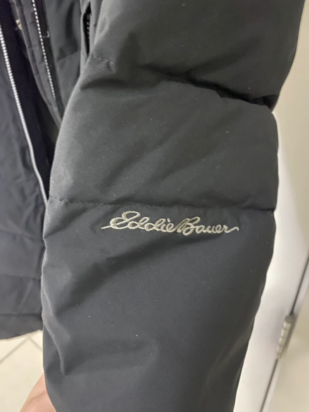 Eddie Bauer Black Down Parka Coat - photo 3
