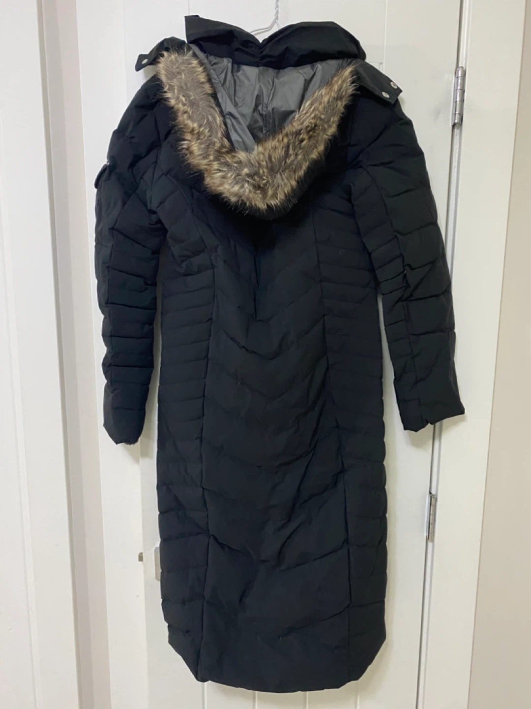 Eddie Bauer Black Down Parka Coat - photo 4