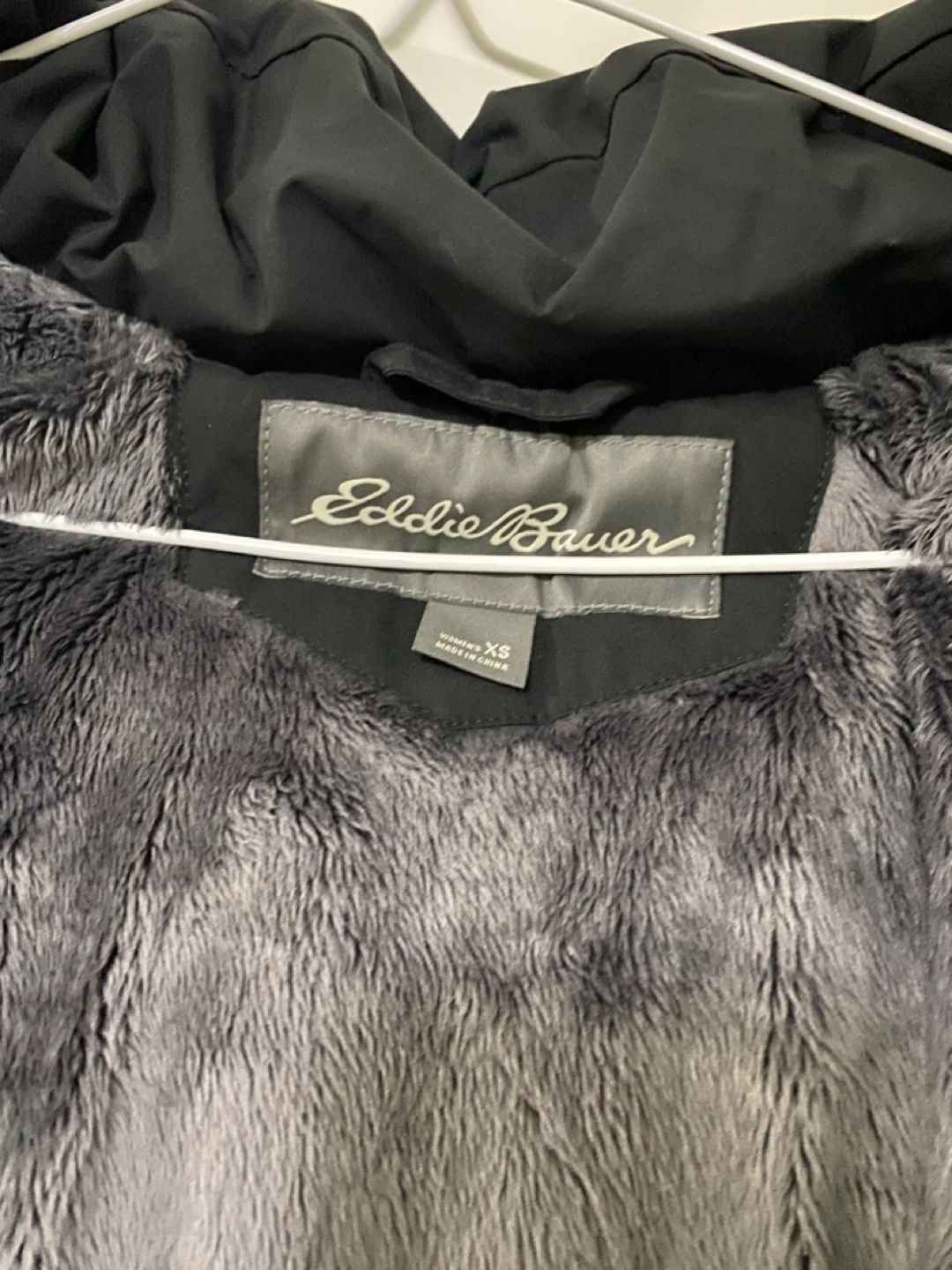 Eddie Bauer Black Down Parka Coat - photo 2